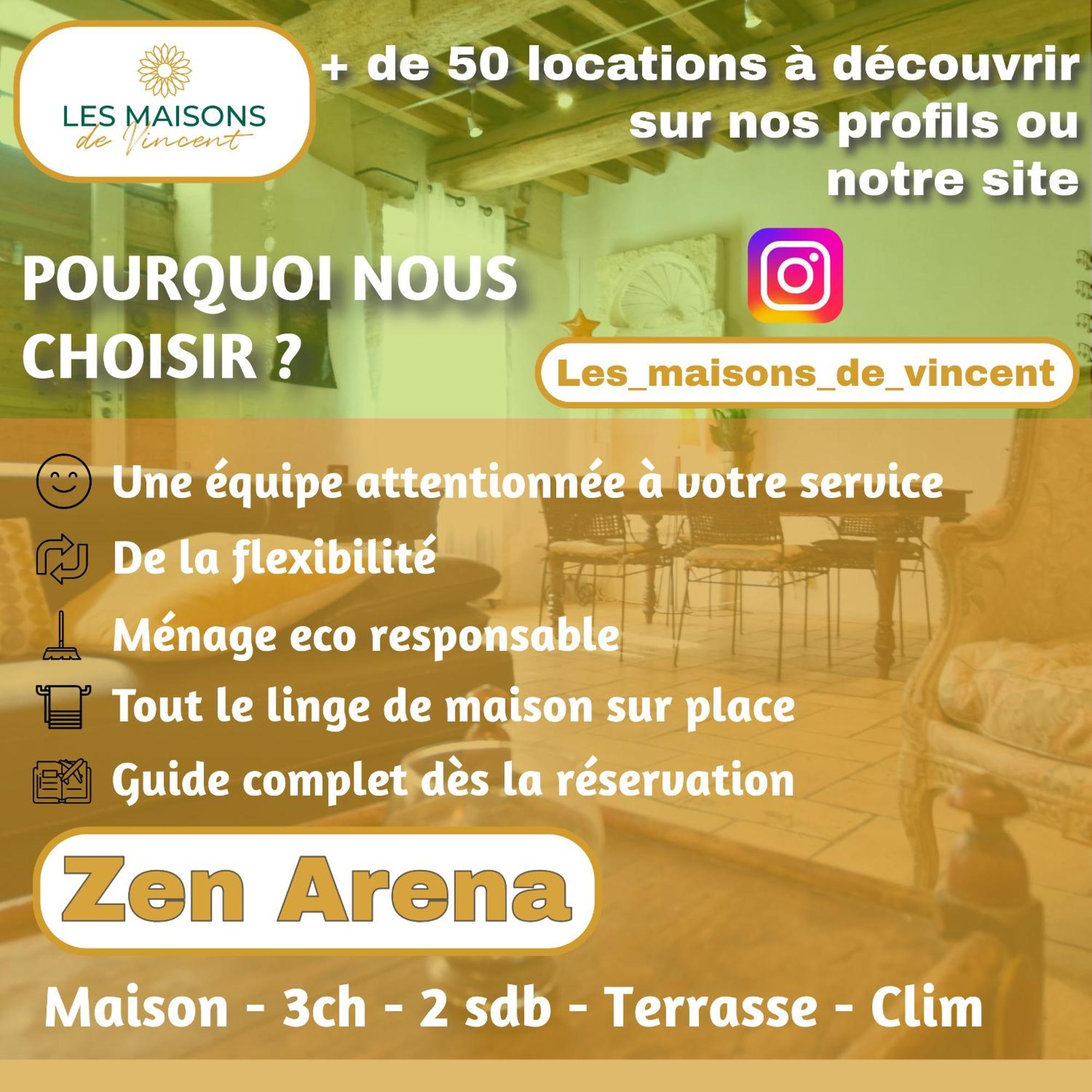 Zen Arena - Maison Dans Le Coeur D'arles Avec Cour *